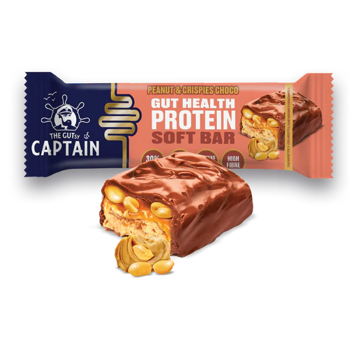 Gutsy Captain Zmes proteínových mäkkých tyčiniek pre zdravie čriev - 6 x 50g