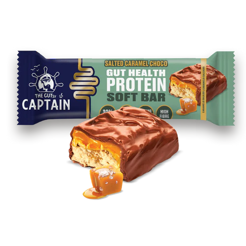 Gutsy Captain Zmes proteínových mäkkých tyčiniek pre zdravie čriev - 6 x 50g