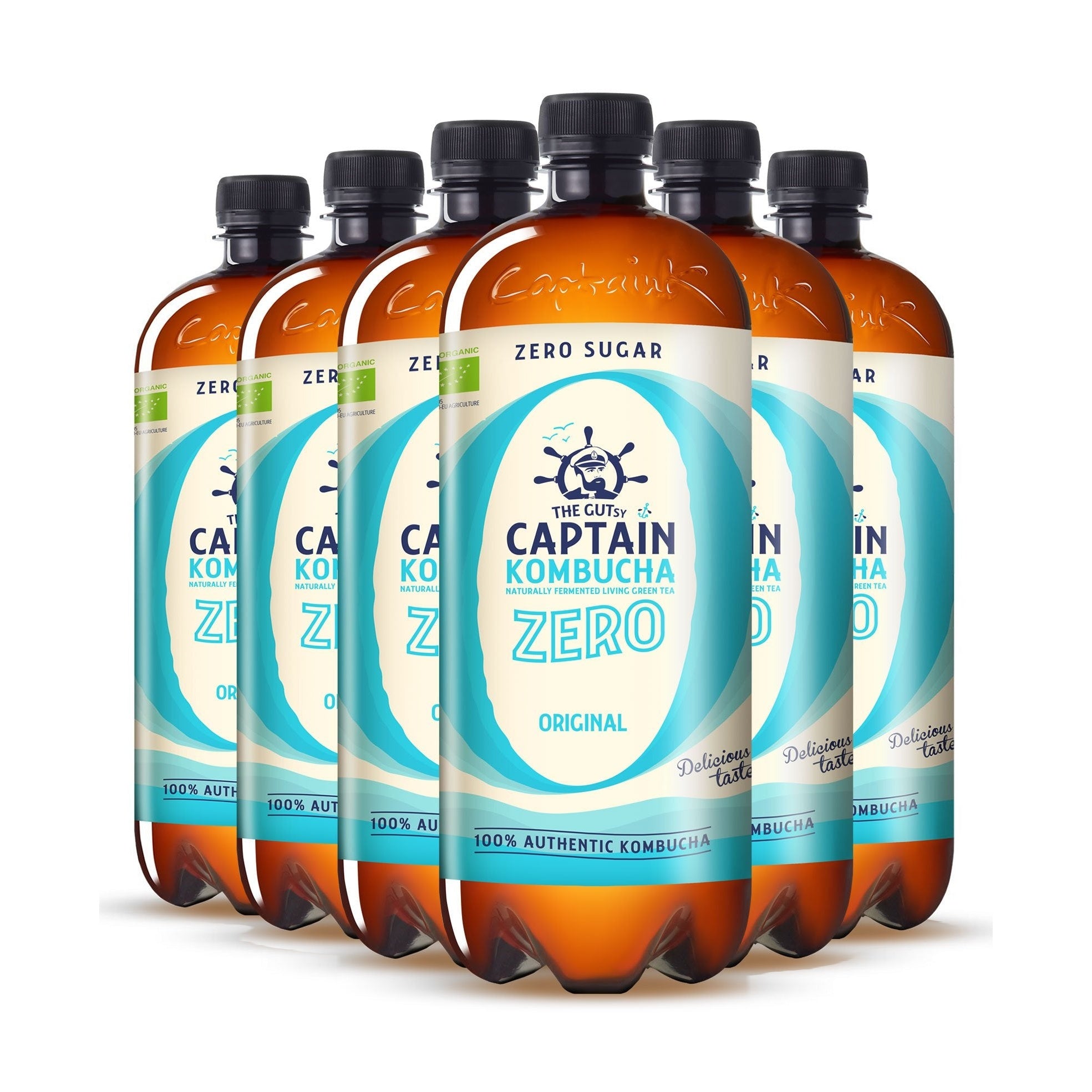 GUTsy Captain Kombucha Zero - Eredeti 6 x 1L